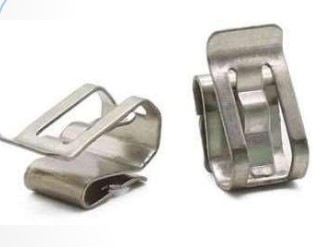 Metal edge clip 24x13 mm, 1-3 mm panel thickness, 5-7 mm cable range :